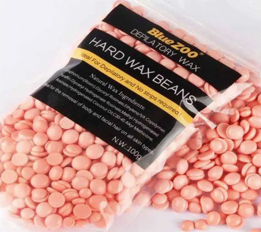 Hot Hard Wax Beans Pellet Waxing Body Bikini Hair Removal (Cream) 100gram